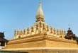 Vientiane: Pha That Luang (national symbol of Laos)